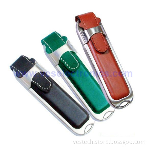 Manufacture Custom Leather USB Memory, USB Stick, Mobile Storage